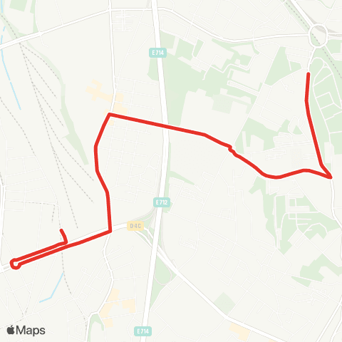 RTM Métro Bougainville - Bertrandon map