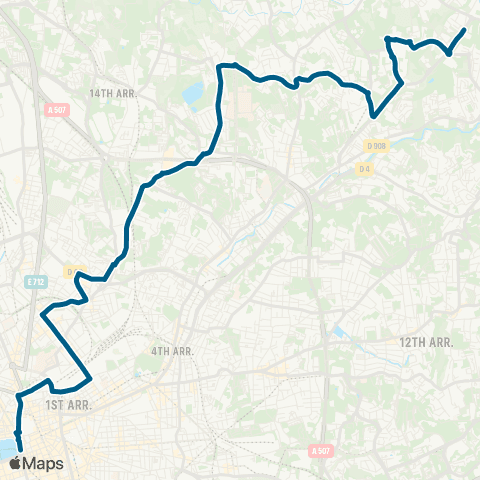 RTM Vieux-Port - Einstein Parking Relais map