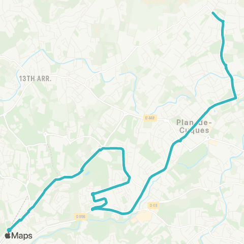 RTM Métro la Rose - Plan-de-Cuques Montade map