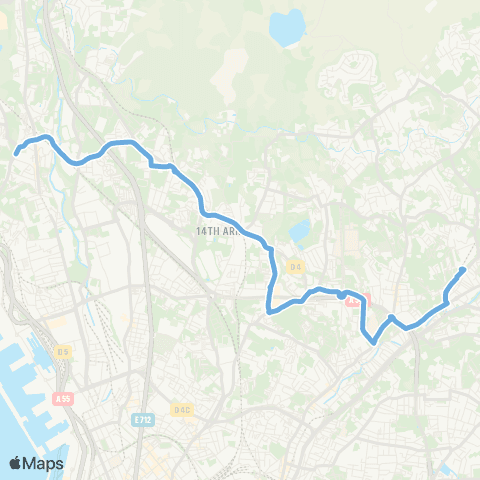 RTM Métro la Rose - Lycée Saint-Exupéry map