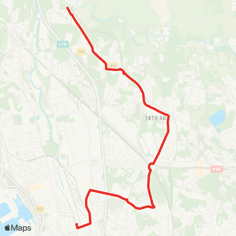 RTM Métro Bougainville - les Aygalades map