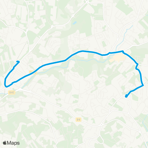RTM Métro la Rose - Cité la Marie Haute map