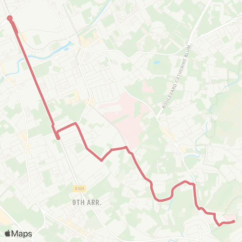 RTM Métro Rond Point du Prado - Hôp. Clairval map