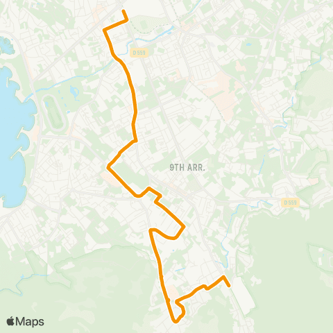 RTM Métro Rond Point du Prado - Beauvallon map
