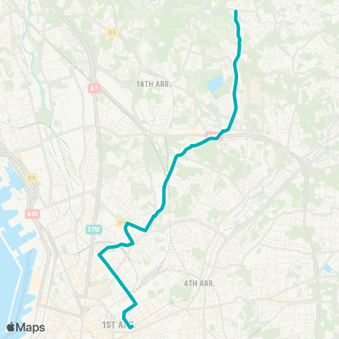 RTM Réformés Canebière - le Merlan map