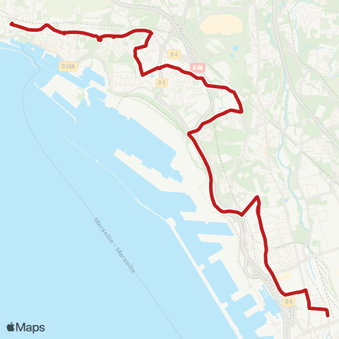 RTM Métro Bougainville - la Nerthe map