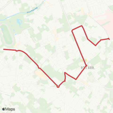 RTM La Gaye - Escale Borély map