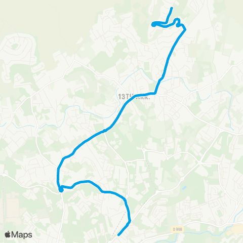 RTM Métro la Rose - la Parade map