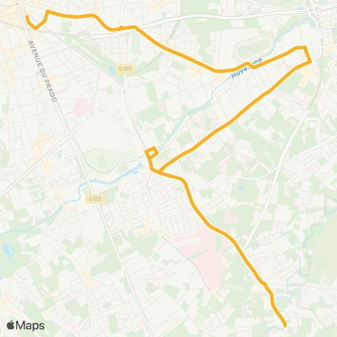 RTM Castellane - la Rouvière map