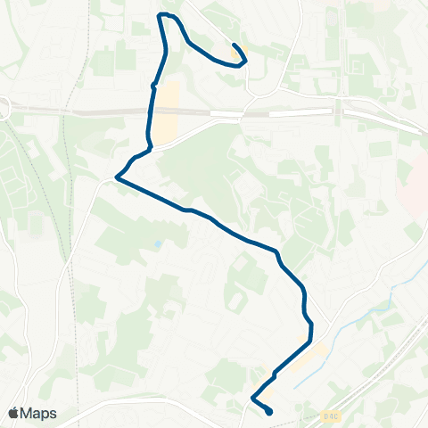 RTM Métro St Just - les Flamants map