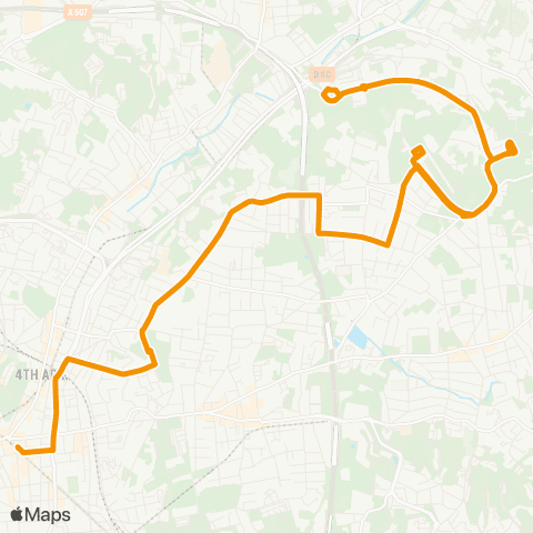 RTM Foch 5 Avenues - Bois Lemaître map