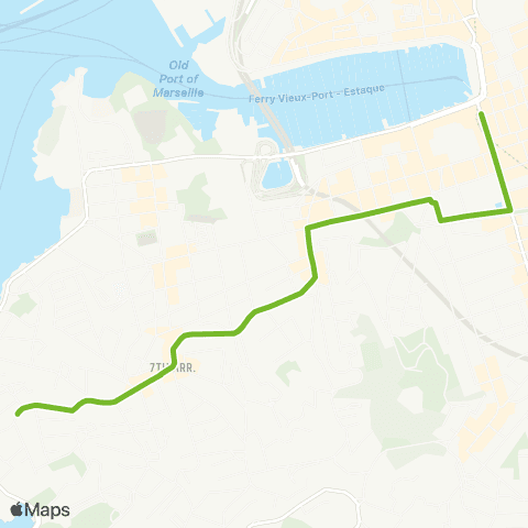 RTM Vieux-Port Ballard - Église d'Endoume map