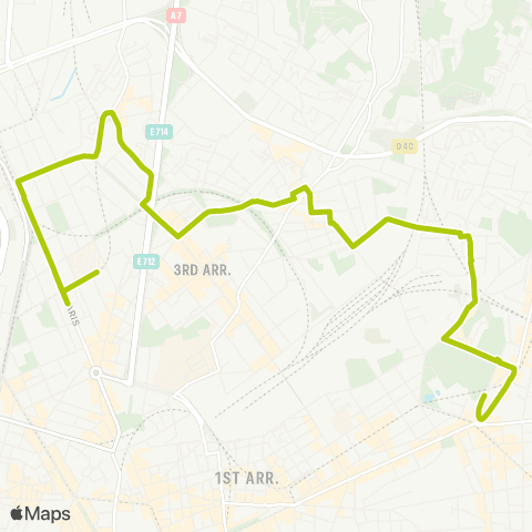 RTM Métro Désirée Clary - Métro 5 Avenues map