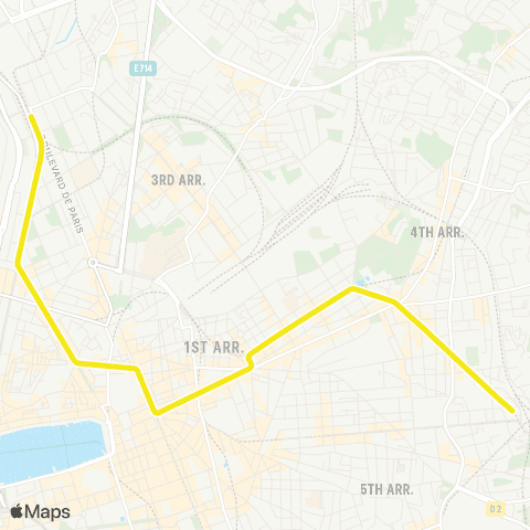 RTM Arenc Euroméditerranée - la Blancarde map