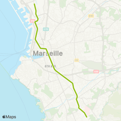 RTM Gèze - la Gaye map