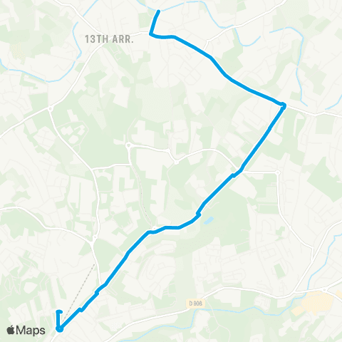 RTM Métro la Rose - Château Gombert map