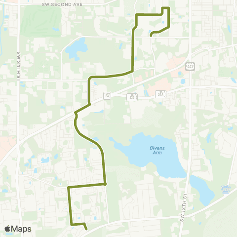 RTS Reitz Union To Hunters Run map