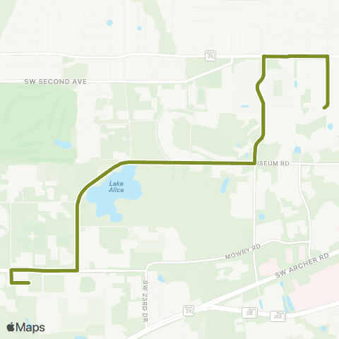 RTS P&R 1 (Cultural Plaza) To The Hub map