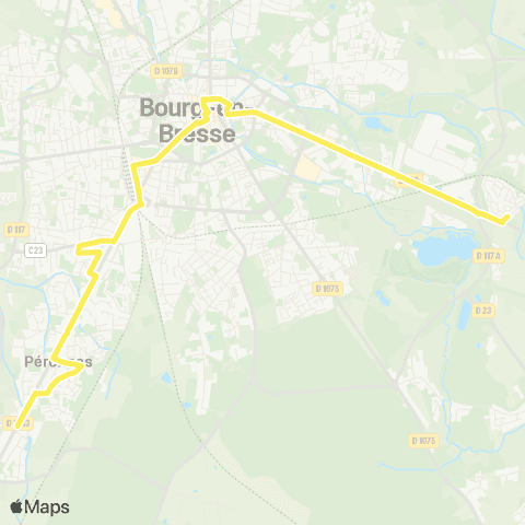 Rubis Péronnas Blé d'Or - Alagnier / St Just Mairie map