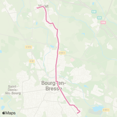 Rubis Viriat Caronniers - Ainterexpo / Bouvent map