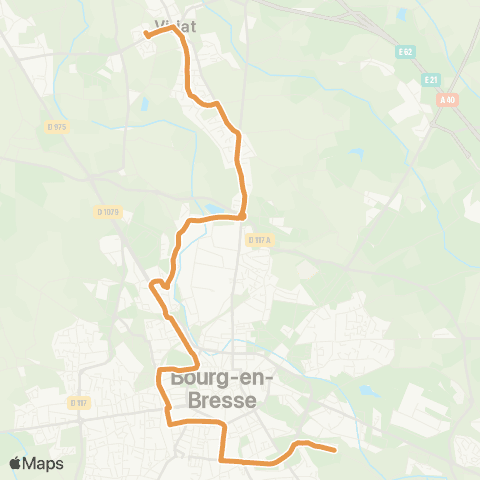 Rubis Carré Amiot - CPA / Viriat Caronniers map