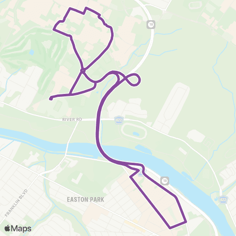 Rutgers (New Brunswick) College Avenue - Busch map