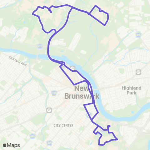 Rutgers (New Brunswick) Summer 2 map