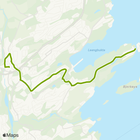 Ruter Asker - Leangkollen - Konglungen map