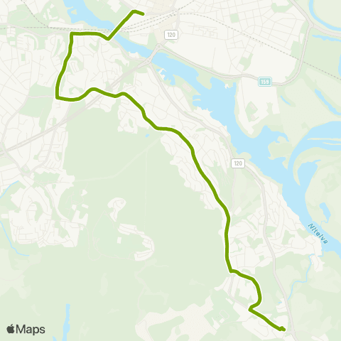 Ruter Fjerdingby - Lillestrøm map