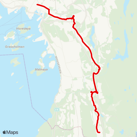 Ruter Jernbanetorget - Bjørndal map