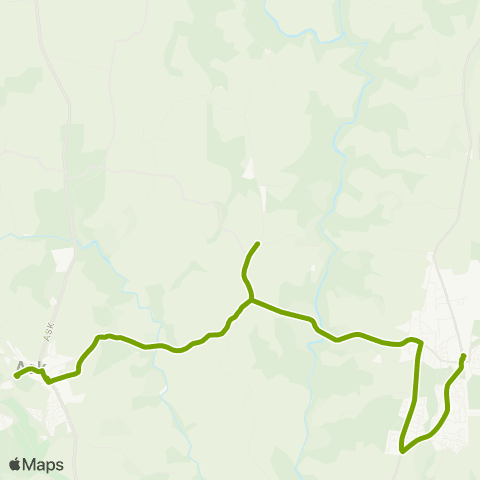 Ruter Kløfta - Ask terminal map