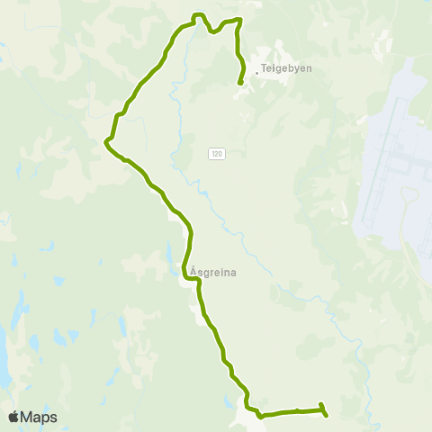 Ruter Bestilling Nannestad map