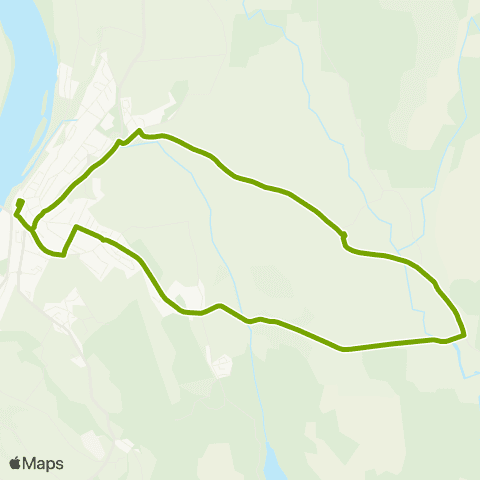 Ruter Auli - Årnes - Østgård - Årnes map