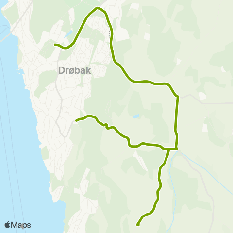 Ruter Elle - Dyrløkke map