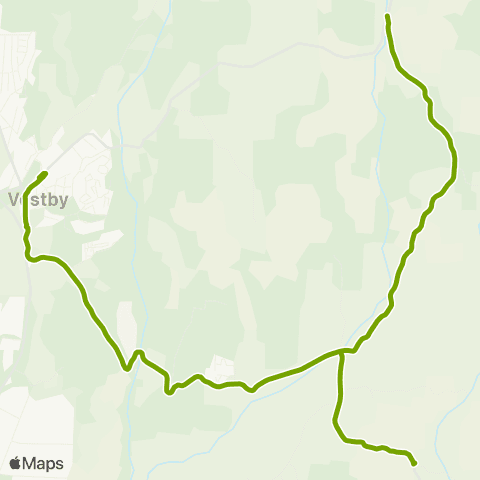 Ruter Kaxrud - Garder - Vestby stasjon map