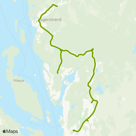 Ruter Fagerstrand - Drøbak map