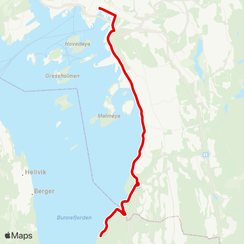 Ruter Jernbanetorget - Ingierstrand map