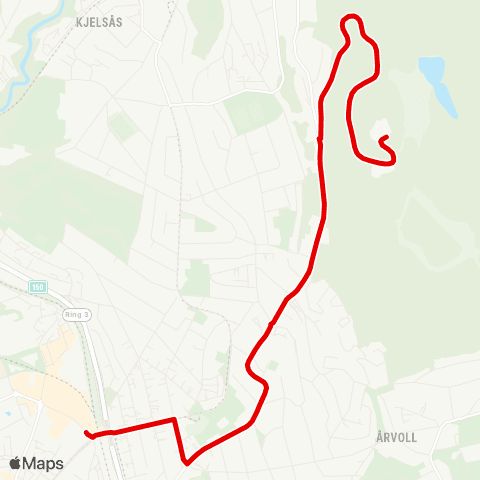 Ruter Jernbanetorget - Storo map