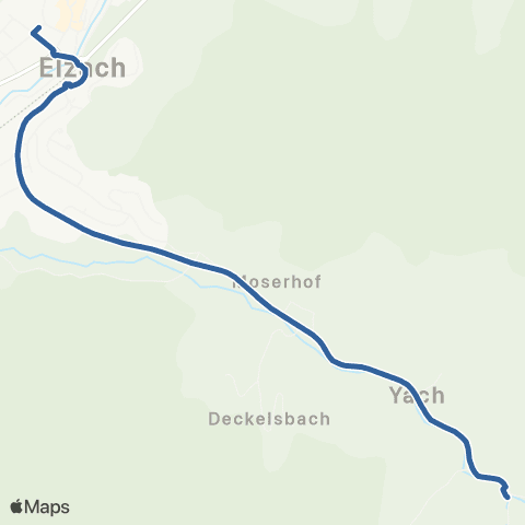 RVF Yach Rebstock ↔︎ Elzach Bf map