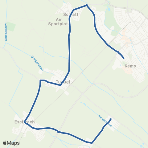 RVF Heitersheim Malteserhalle ↔︎ Bad Krozingen Schulzentrum map