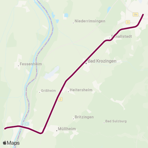 RVF Bantzenheim Gare ↔︎ Bantzenheim Gare map