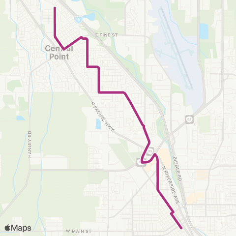 RVTD Central Point map