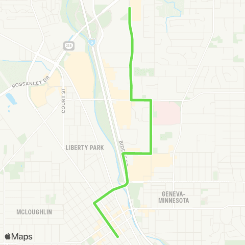 RVTD North Medford map