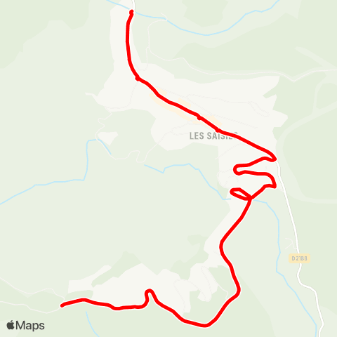 Navette des Saisies Les Saisies Le Signal - Plan du Pré map