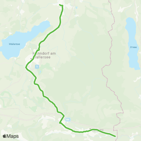 Salzburg Verkehr Thalgau - Henndorf - Neumarkt map