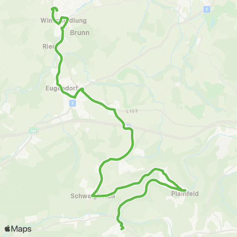 Salzburg Verkehr Koppl - Plainfeld - Seekirchen / Thalgau map