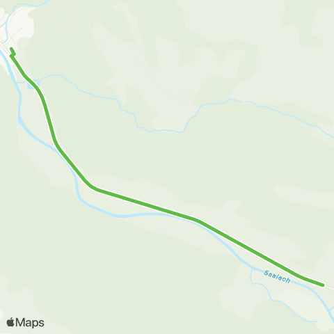 Salzburg Verkehr Radshuttle B311: Weißbach Parkplatz Auvogl - Diesbach map