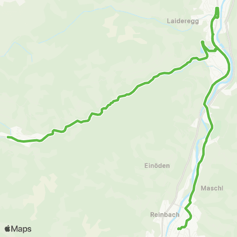 Salzburg Verkehr Bischofshofen - Mühlbach am Hochkönig map