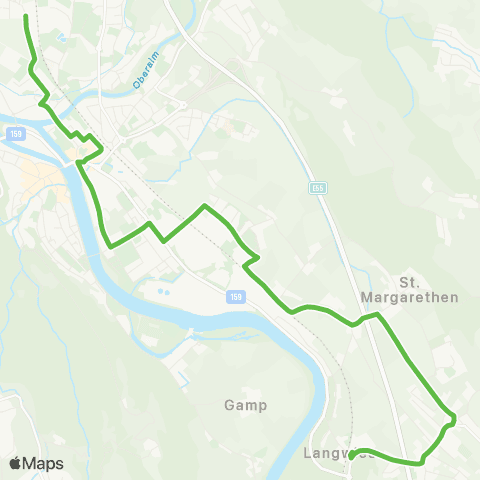 Salzburg Verkehr Hallein - Bad Vigaun map
