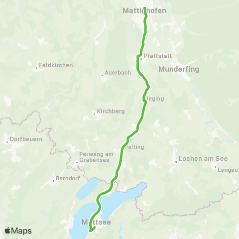 Salzburg Verkehr SVV - Sitzenbleiber map